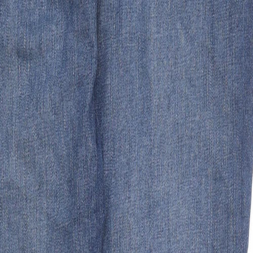 Preworn Womens Blue Polyester Skinny Jeans Size 34 in L32 in Regular Tie