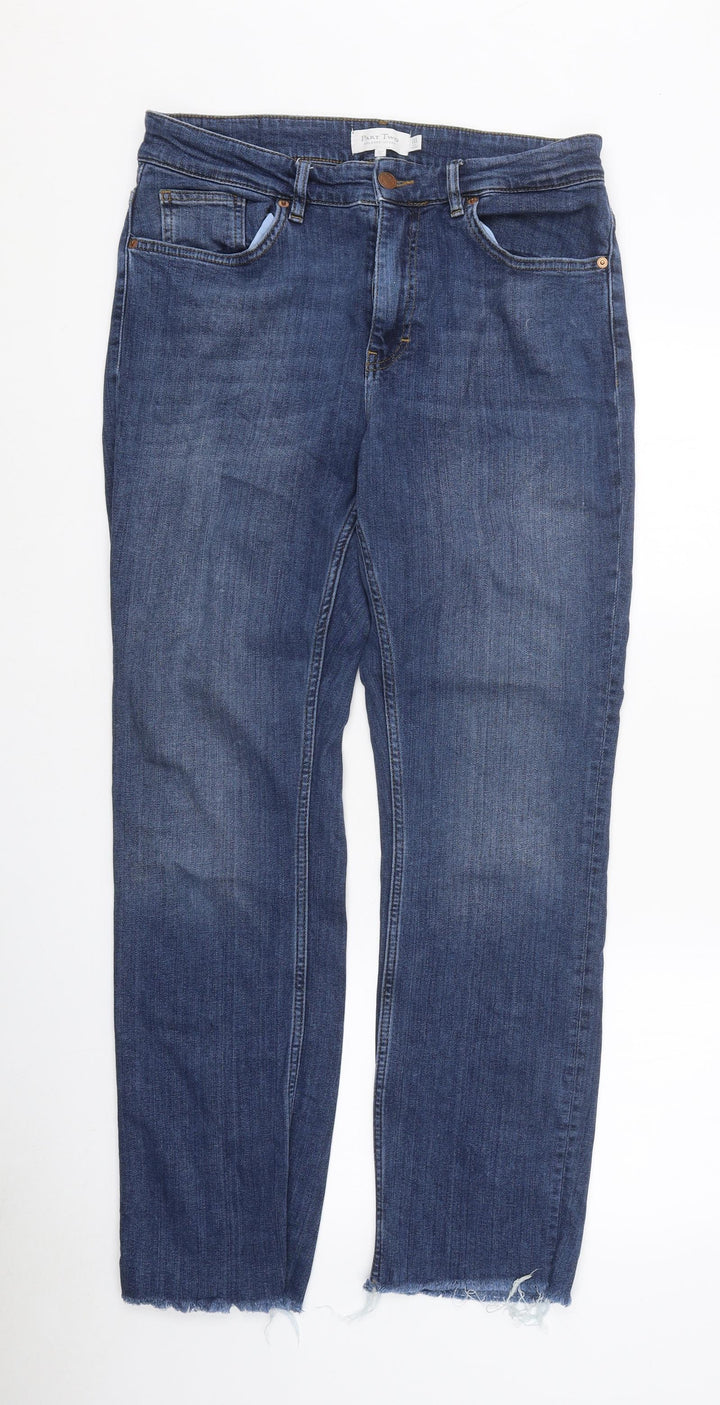 Party Two Womens Blue Cotton Skinny Jeans Size 32 in L28 in Regular Zip