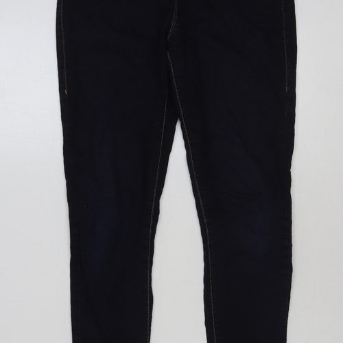 Dorothy Perkins Womens Black Cotton Jegging Jeans Size 8 L29 in Regular
