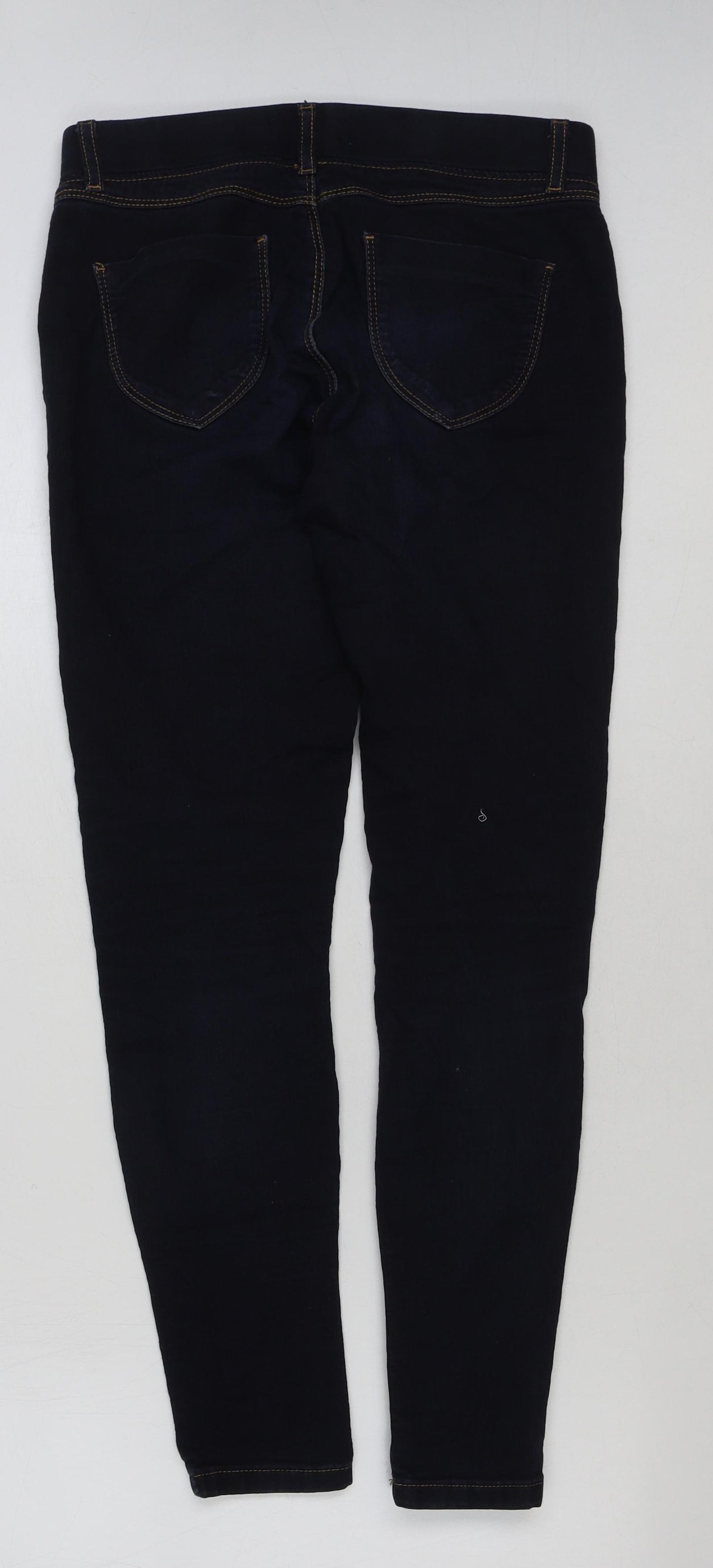 Dorothy Perkins Womens Black Cotton Jegging Jeans Size 8 L29 in Regular