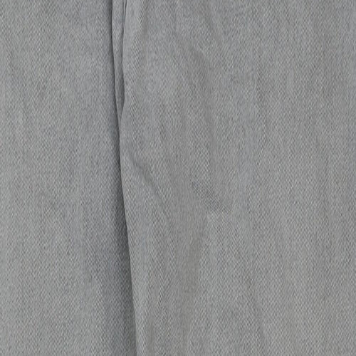 Marks and Spencer Womens Blue Cotton Straight Jeans Size 34 in L31 in Regular Button