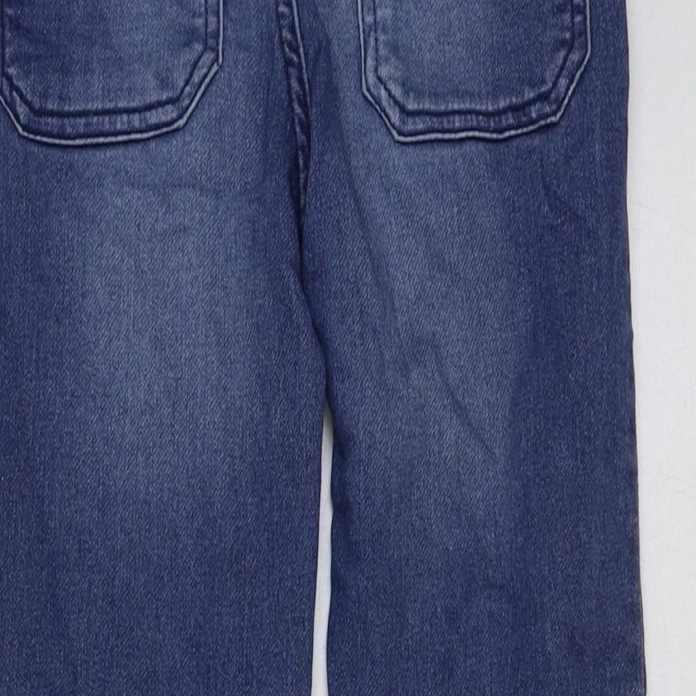 Marks and Spencer Boys Blue Cotton Skinny Jeans Size 9-10 Years Regular Drawstring - Scooby Doo