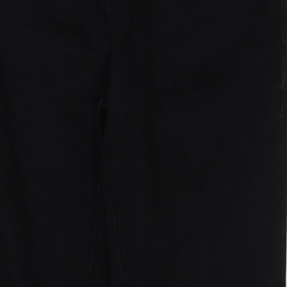 Denim & Co. Womens Black Cotton Skinny Jeans Size 16 L29 in Regular Button