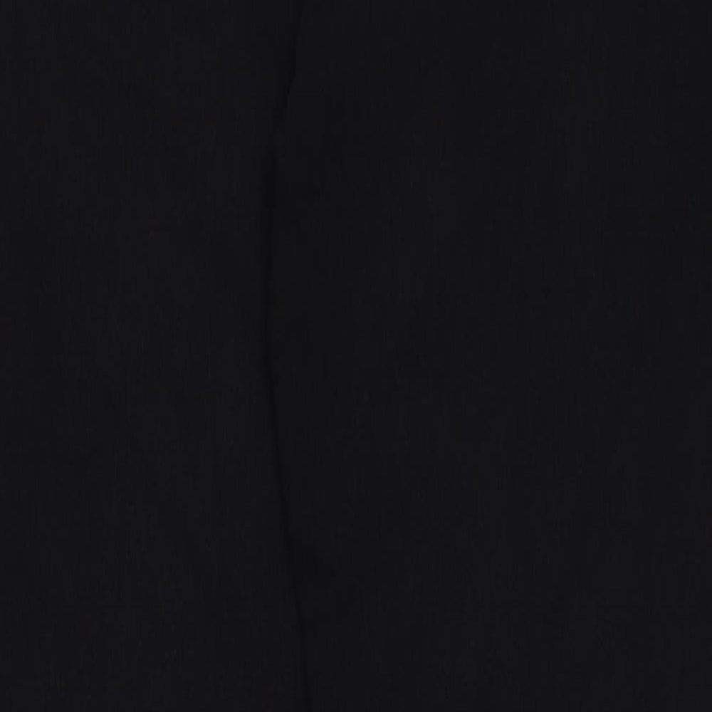 Papaya Womens Black Cotton Skinny Jeans Size 8 L31 in Regular Button