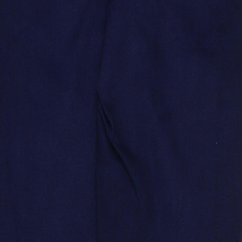Marks and Spencer Womens Blue Cotton Jegging Jeans Size 12 L28 in Regular Button