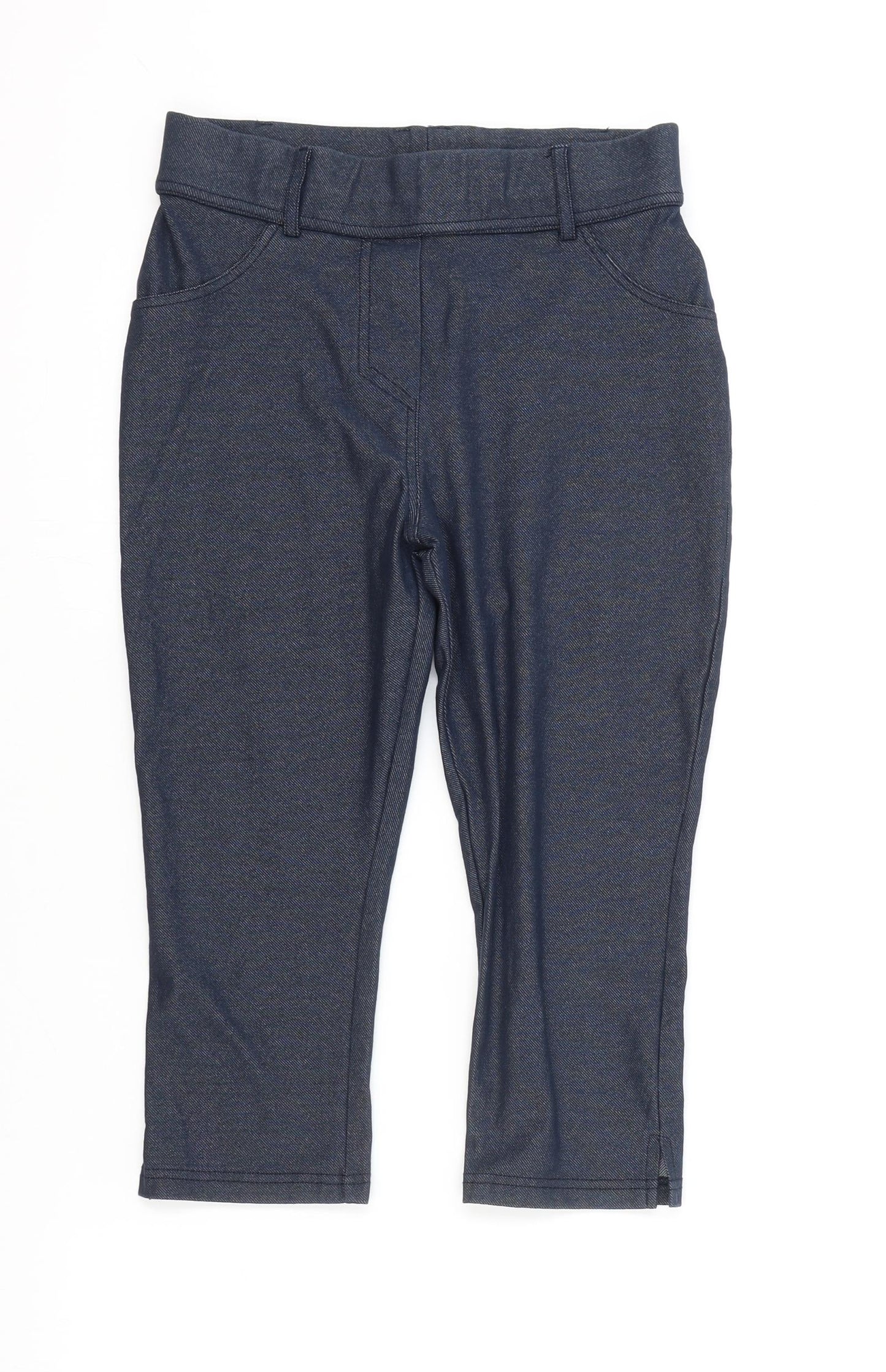 Select Womens Blue Cotton Jegging Leggings Size 10