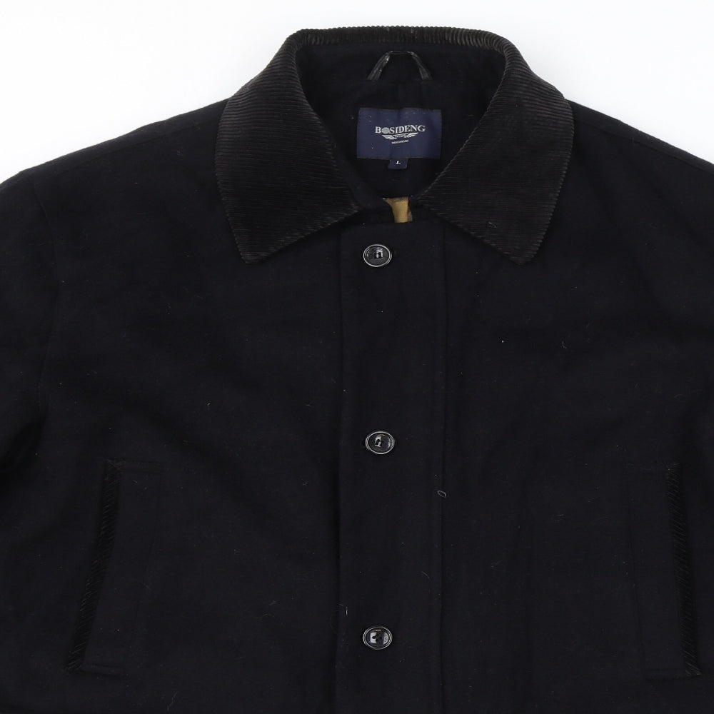 Bosideng Mens Black Jacket Size L Zip