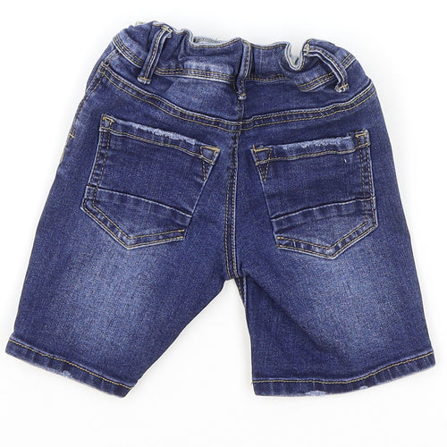 Toy Story Boys Blue Cotton Bermuda Shorts Size 2-3 Years Regular Snap - Toy Story