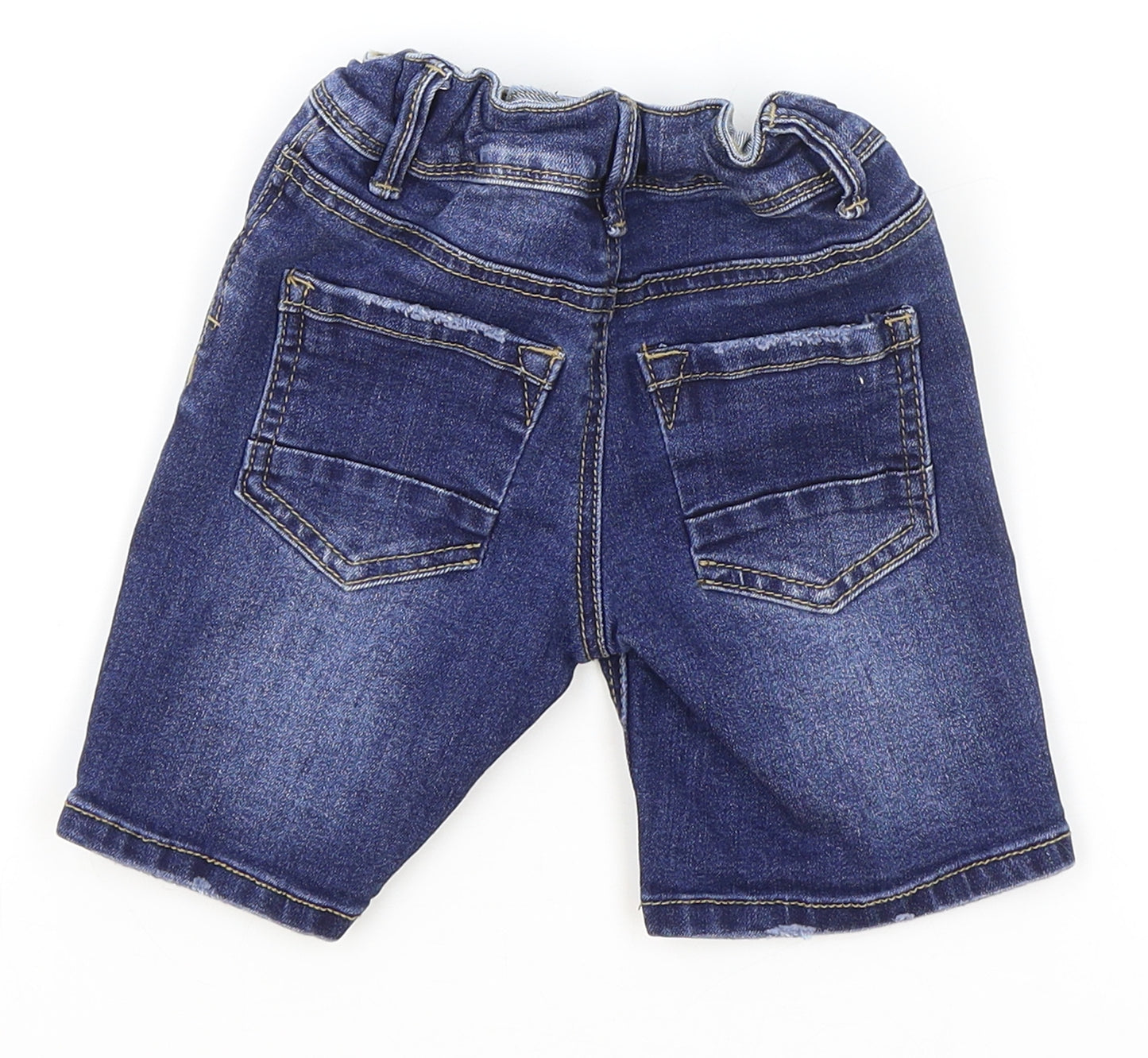 Toy Story Boys Blue Cotton Bermuda Shorts Size 2-3 Years Regular Snap - Toy Story