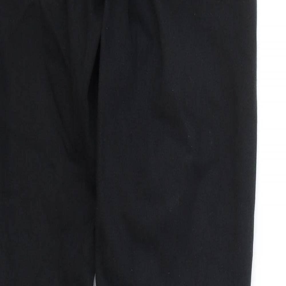 Topshop Womens Black Cotton Skinny Jeans Size 26 L32 in Regular Zip