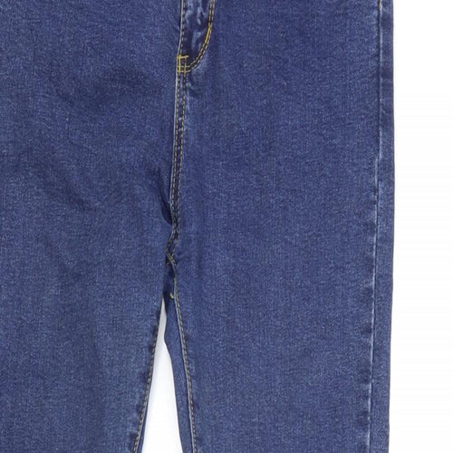 E Cool Jeans Womens Blue Cotton Skinny Jeans Size 29 in L26 in Regular Zip