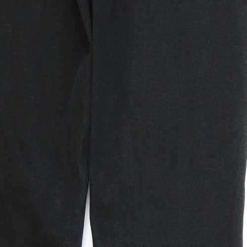 Easy Mens Black Cotton Skinny Jeans Size 32 L20 in Regular Zip