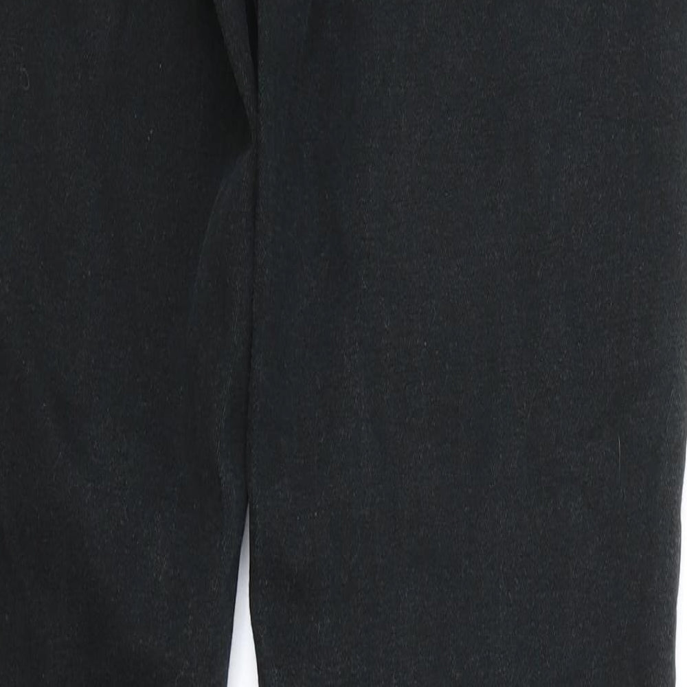 Easy Mens Black Cotton Skinny Jeans Size 32 L20 in Regular Zip