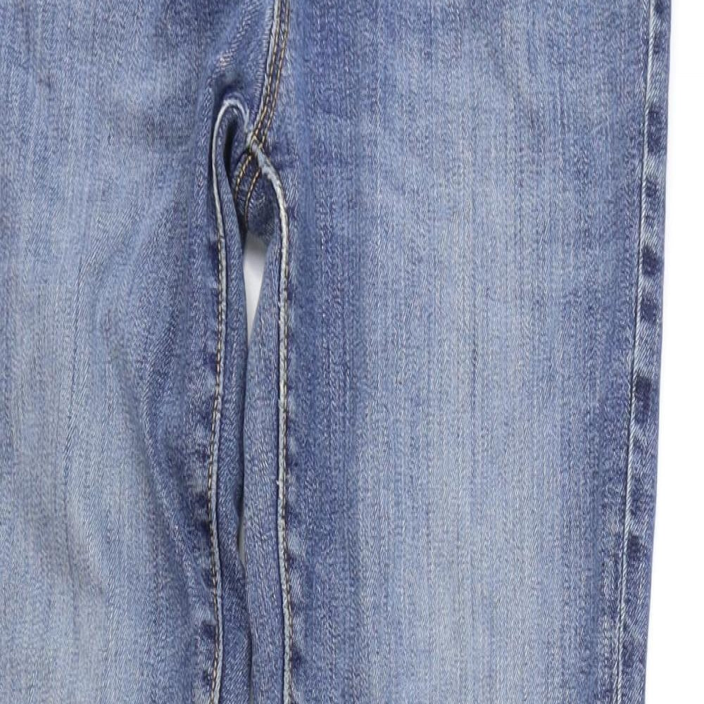 Gap Womens Blue Cotton Skinny Jeans Size 10 L28 in Regular Zip