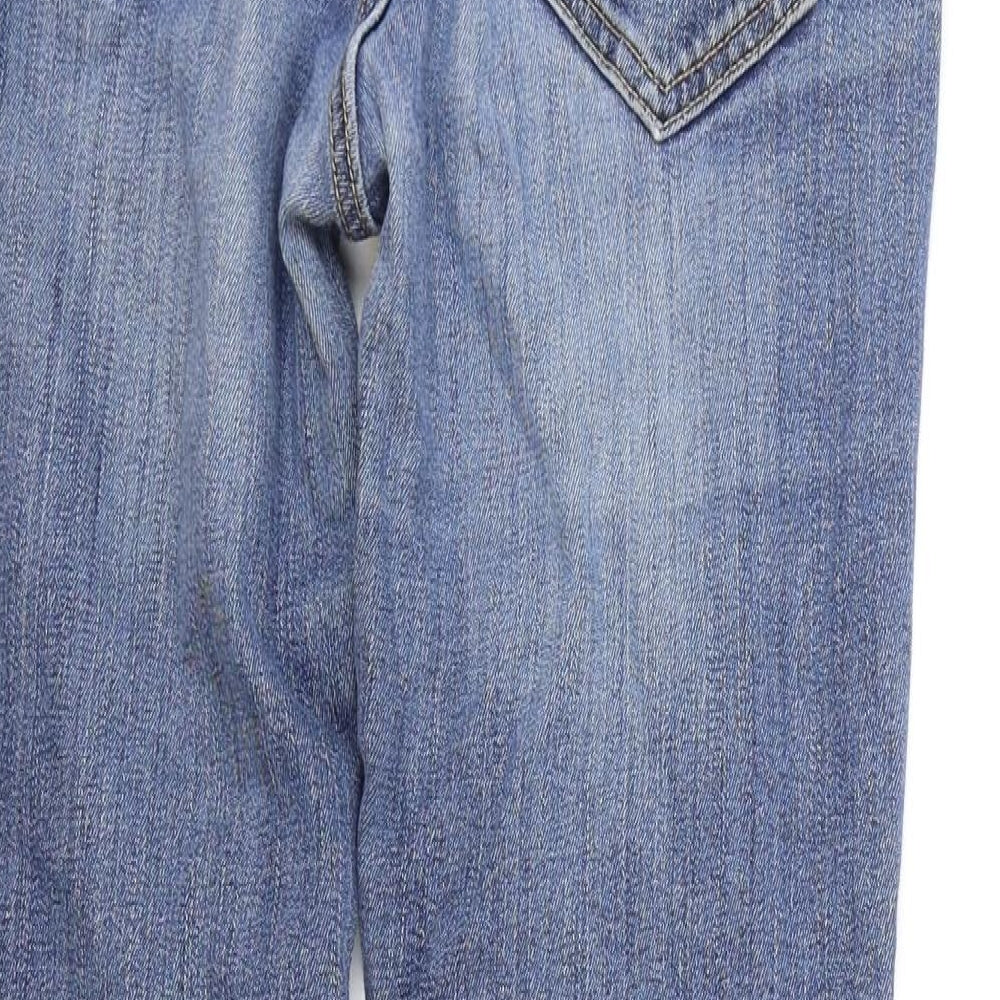 Gap Womens Blue Cotton Skinny Jeans Size 10 L28 in Regular Zip