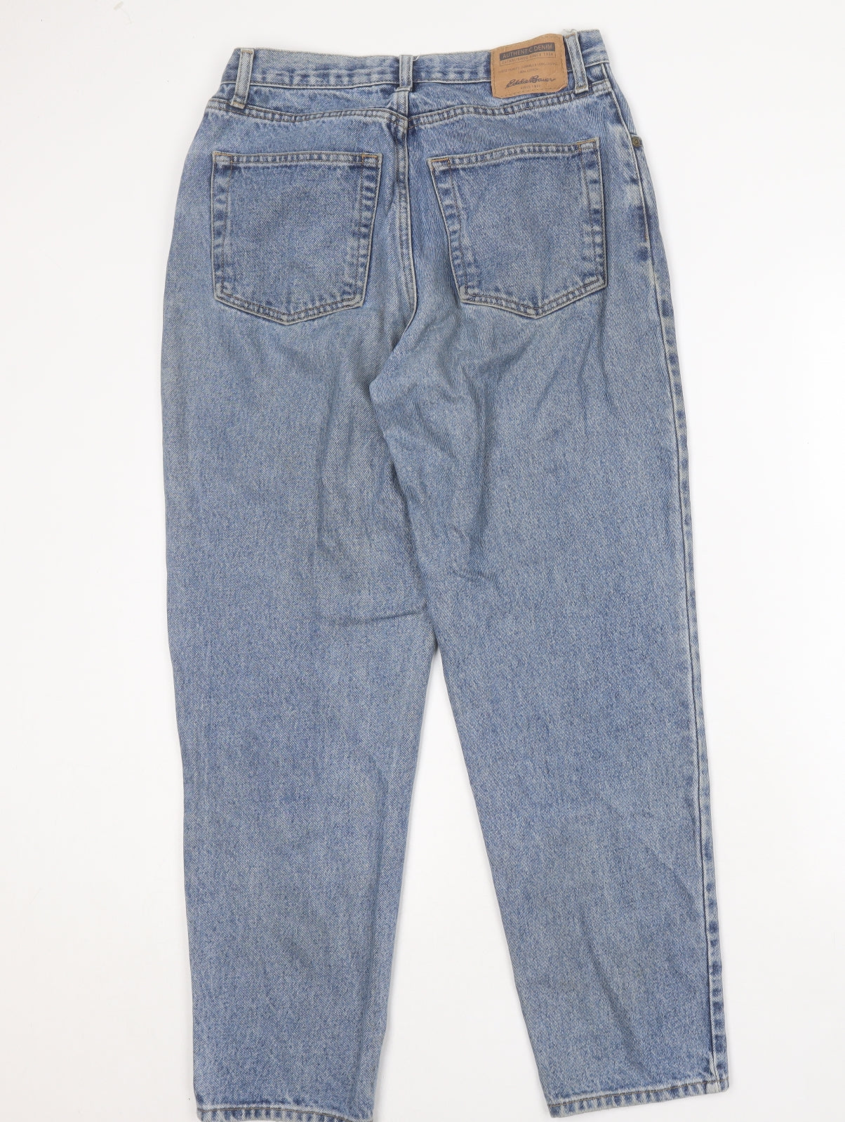 Eddie Bauer Mens Blue Cotton Straight Jeans Size 30 in L28 in Relaxed Button