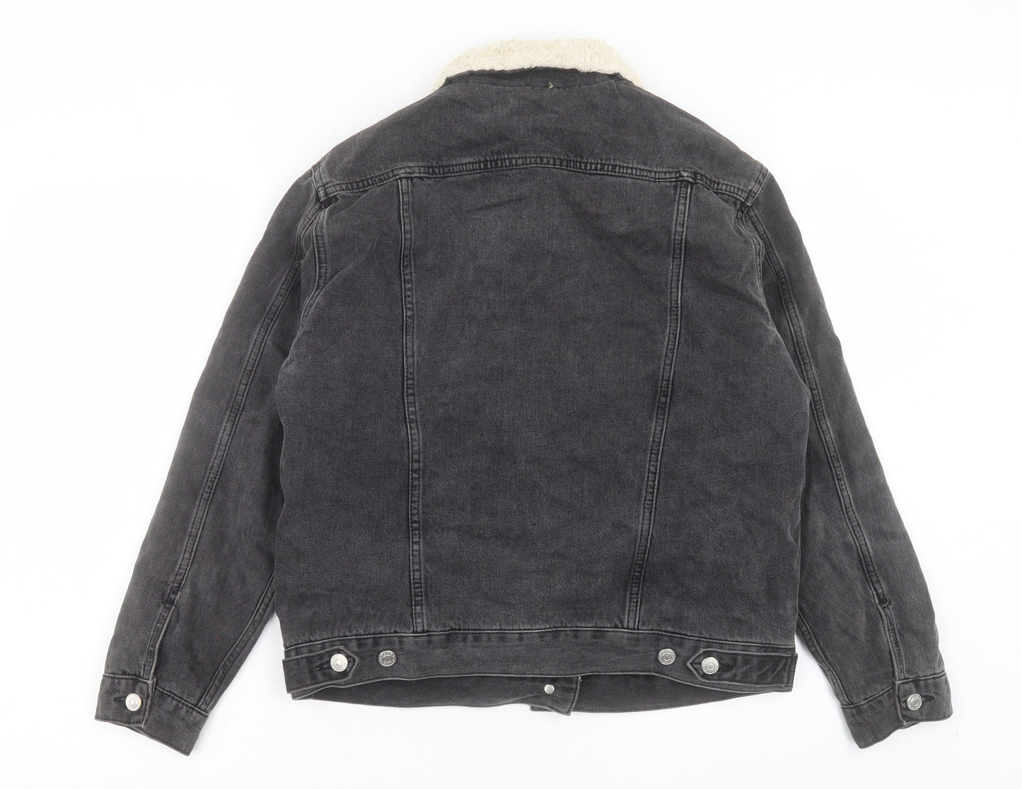 Topshop Womens Black Jacket Size 8 Button