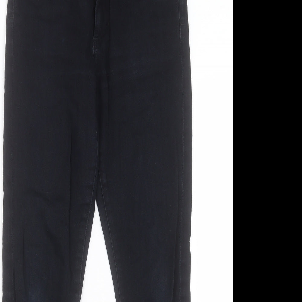 Citizens of Humanity Womens Black Cotton Straight Jeans Size 18 L28 in Regular Button