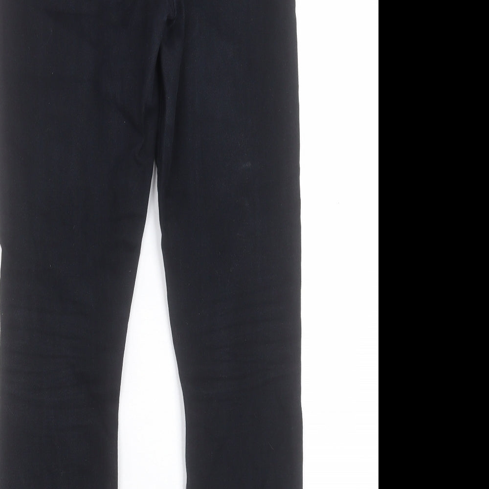 Citizens of Humanity Womens Black Cotton Straight Jeans Size 18 L28 in Regular Button