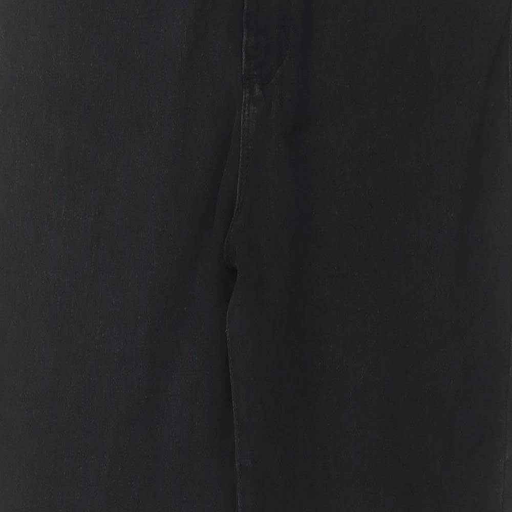 Denim & Co. Womens Black Cotton Skinny Jeans Size 18 L29 in Regular Button
