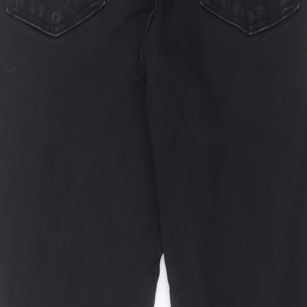 Denim & Co. Womens Black Cotton Skinny Jeans Size 18 L29 in Regular Button