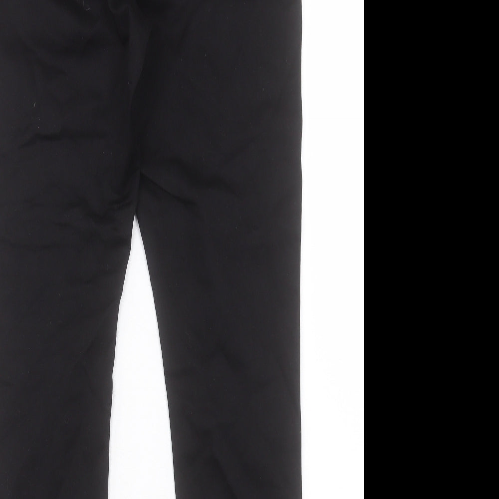 Marks and Spencer Womens Black Cotton Skinny Jeans Size 16 L28 in Regular Button