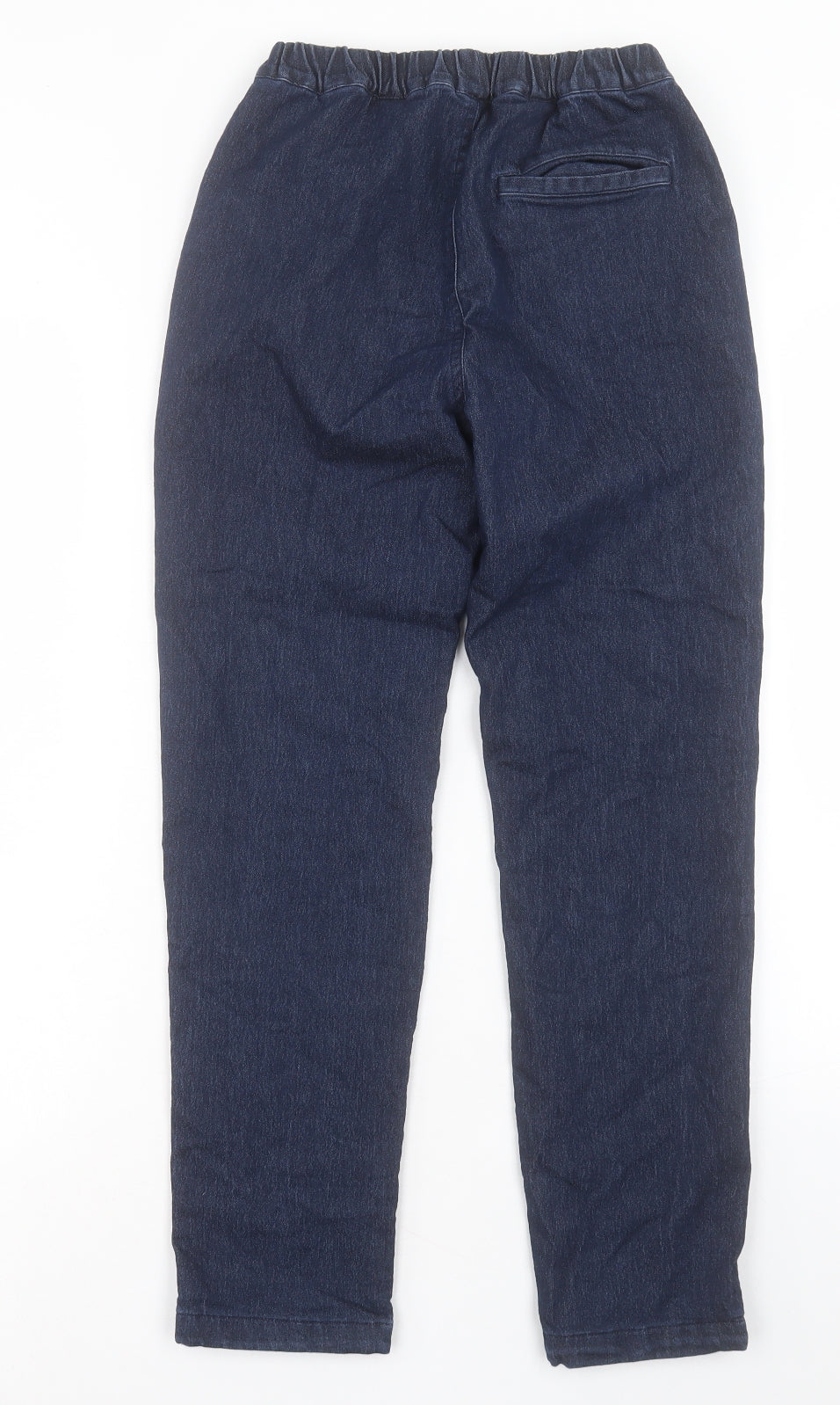 Uniqlo Boys Blue Cotton Straight Jeans Size 12 Years Regular Pullover