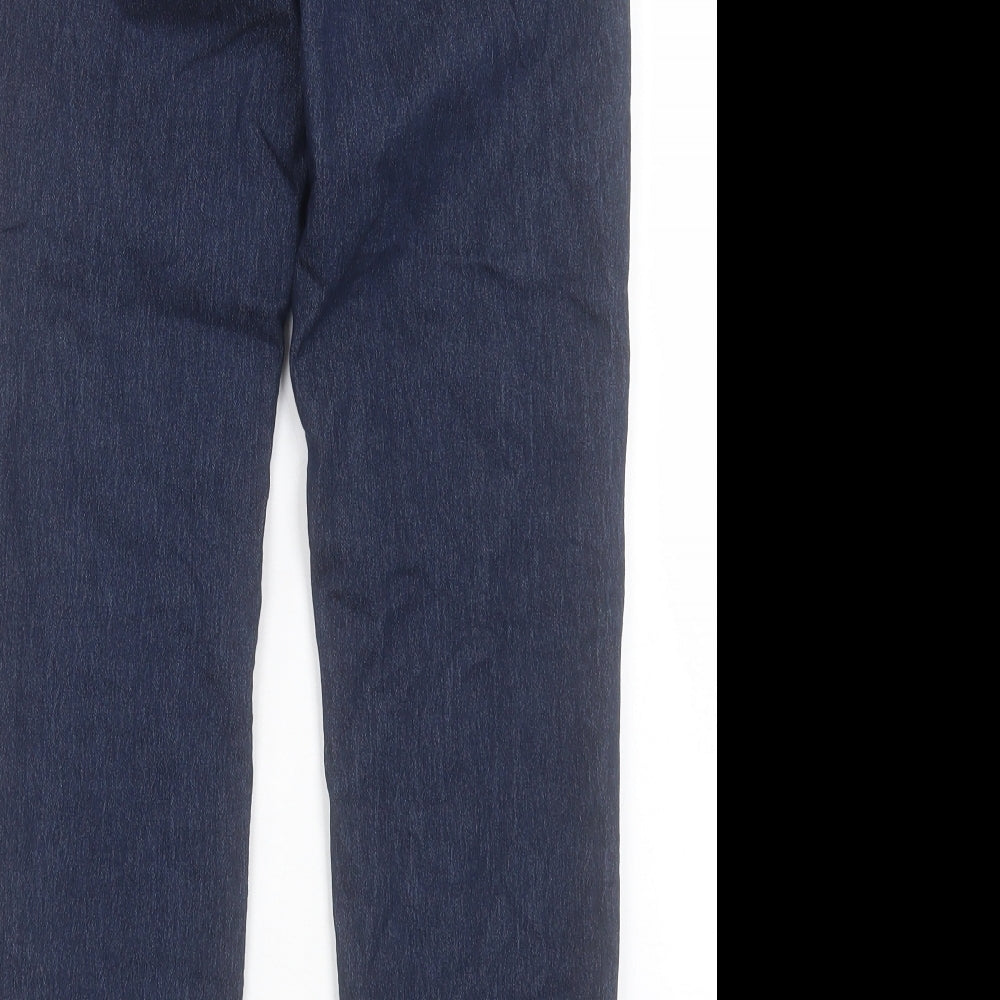 Uniqlo Boys Blue Cotton Straight Jeans Size 12 Years Regular Pullover