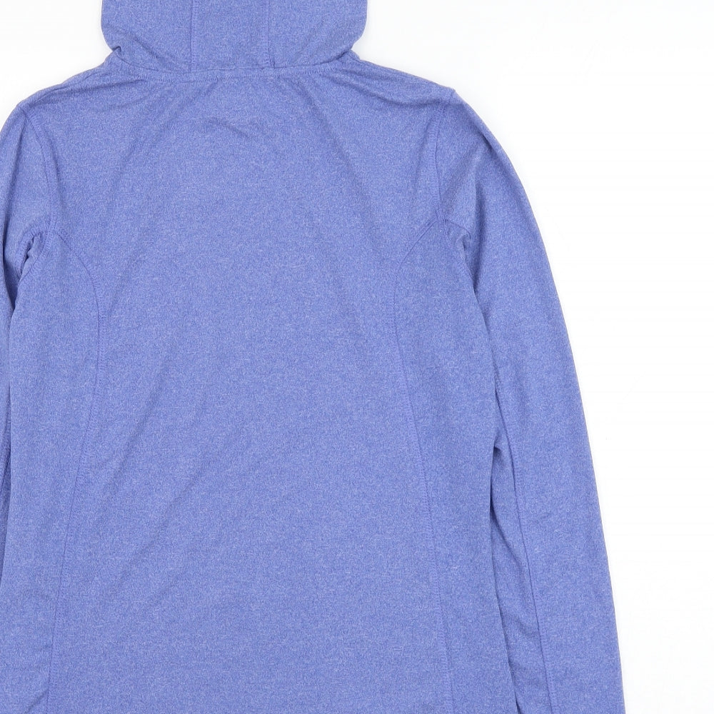 Crivit Womens Blue Polyester Pullover Hoodie Size 8 Pullover
