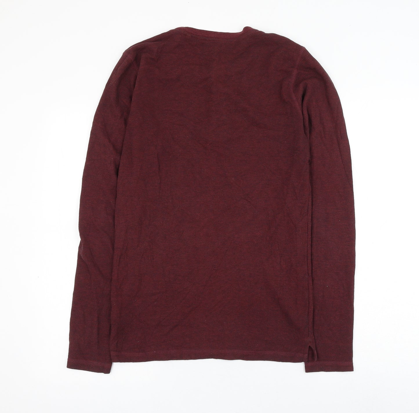 NEXT Mens Red Cotton T-Shirt Size S Round Neck