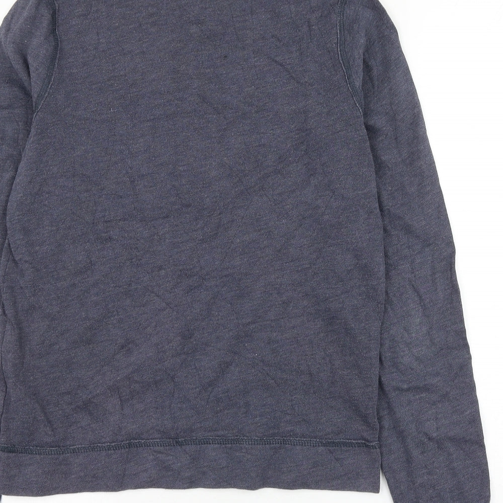 Abercrombie & Fitch Boys Blue Cotton Pullover Sweatshirt Size XL Pullover