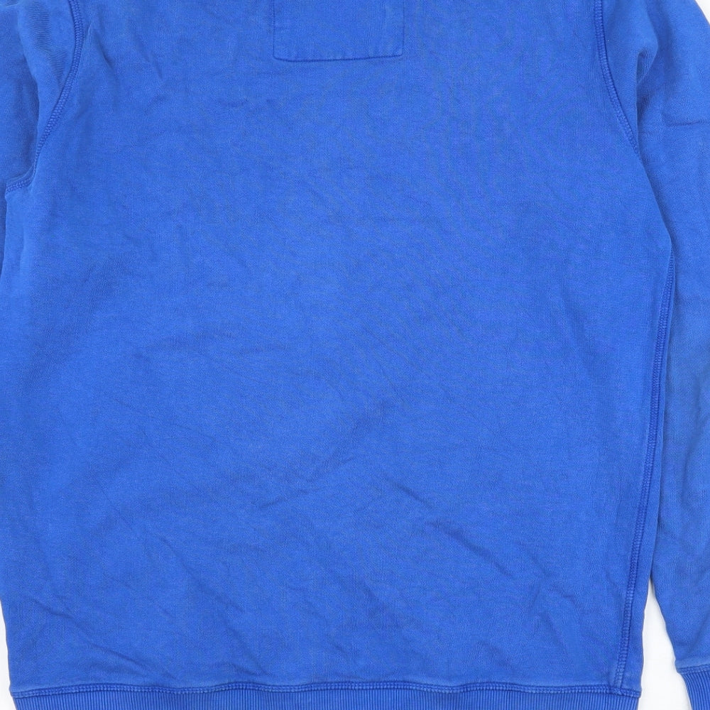 Superdry Mens Blue Cotton Pullover Sweatshirt Size XL