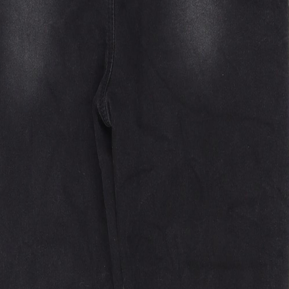NEXT Boys Black Cotton Tapered Jeans Size 14 Years Regular Drawstring