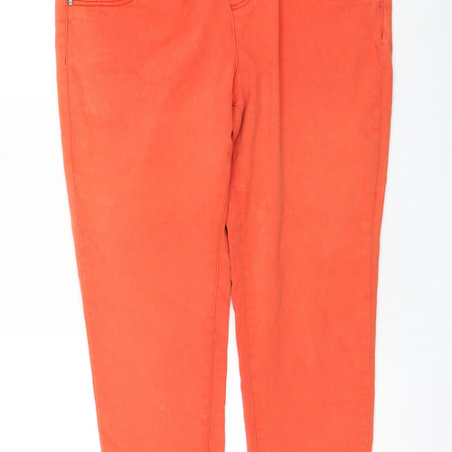prew Womens Orange Polyester Jegging Jeans Size 34 in L28 in Regular