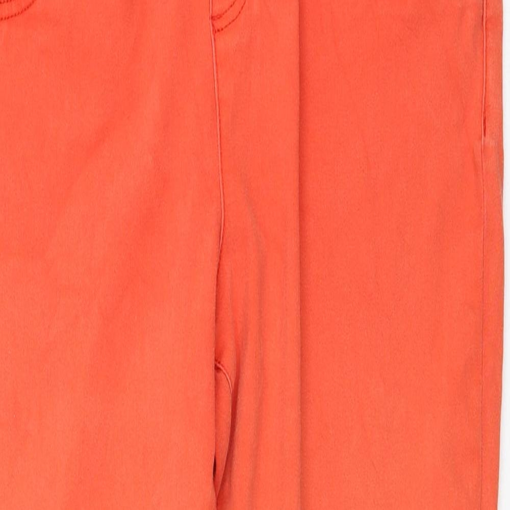 prew Womens Orange Polyester Jegging Jeans Size 34 in L28 in Regular