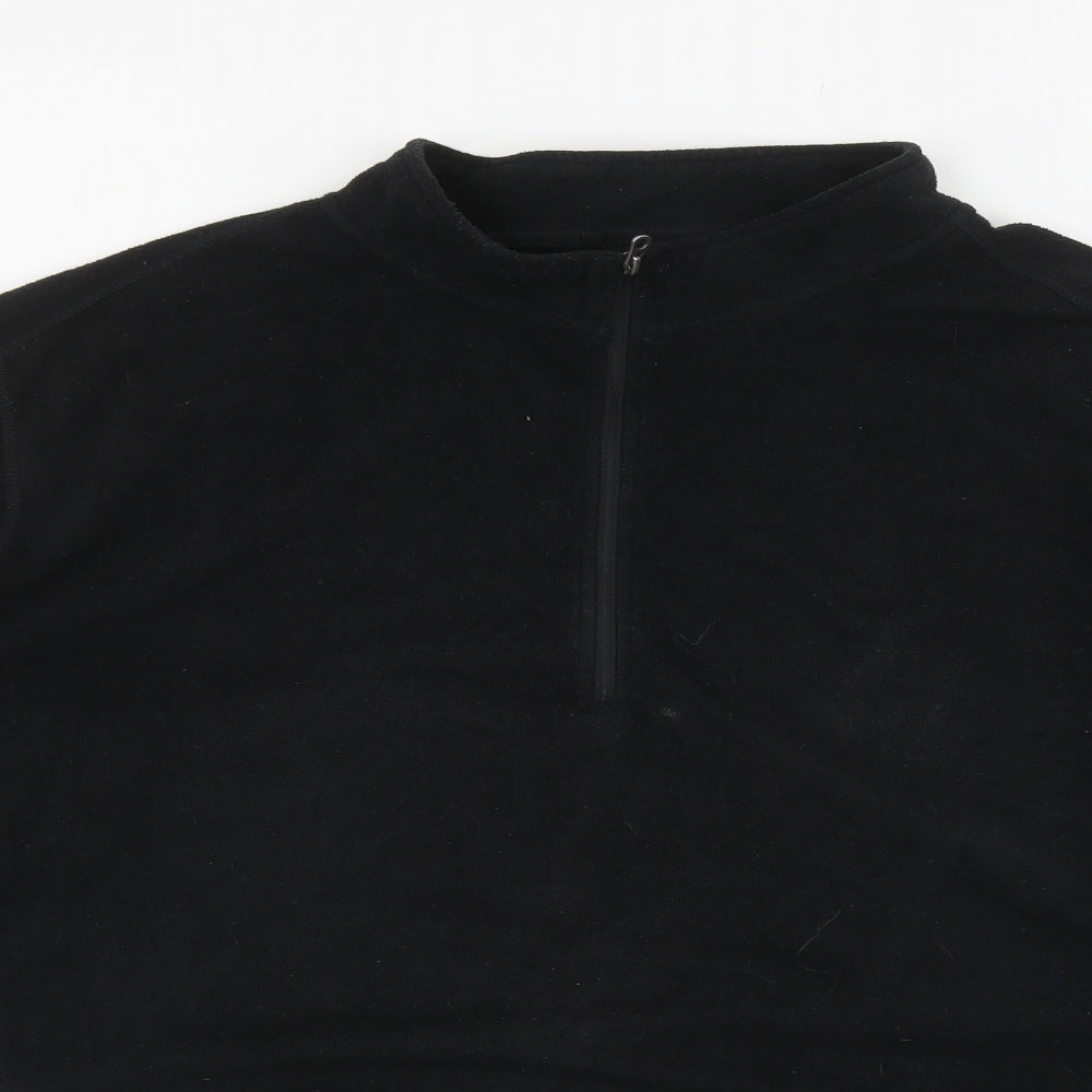 TOG24 Mens Black Polyester Pullover Sweatshirt Size 4XL