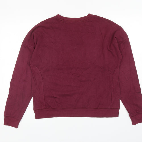 Victorias Secret Womens Red Cotton Pullover Sweatshirt Size XS Pullover - Love Pink