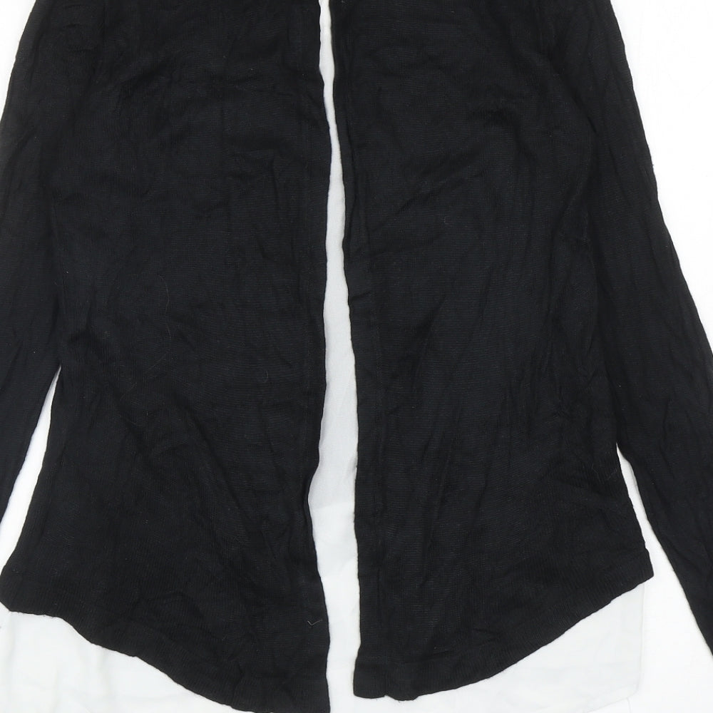 Atmosphere Womens Black Boat Neck Viscose Pullover Jumper Size 6