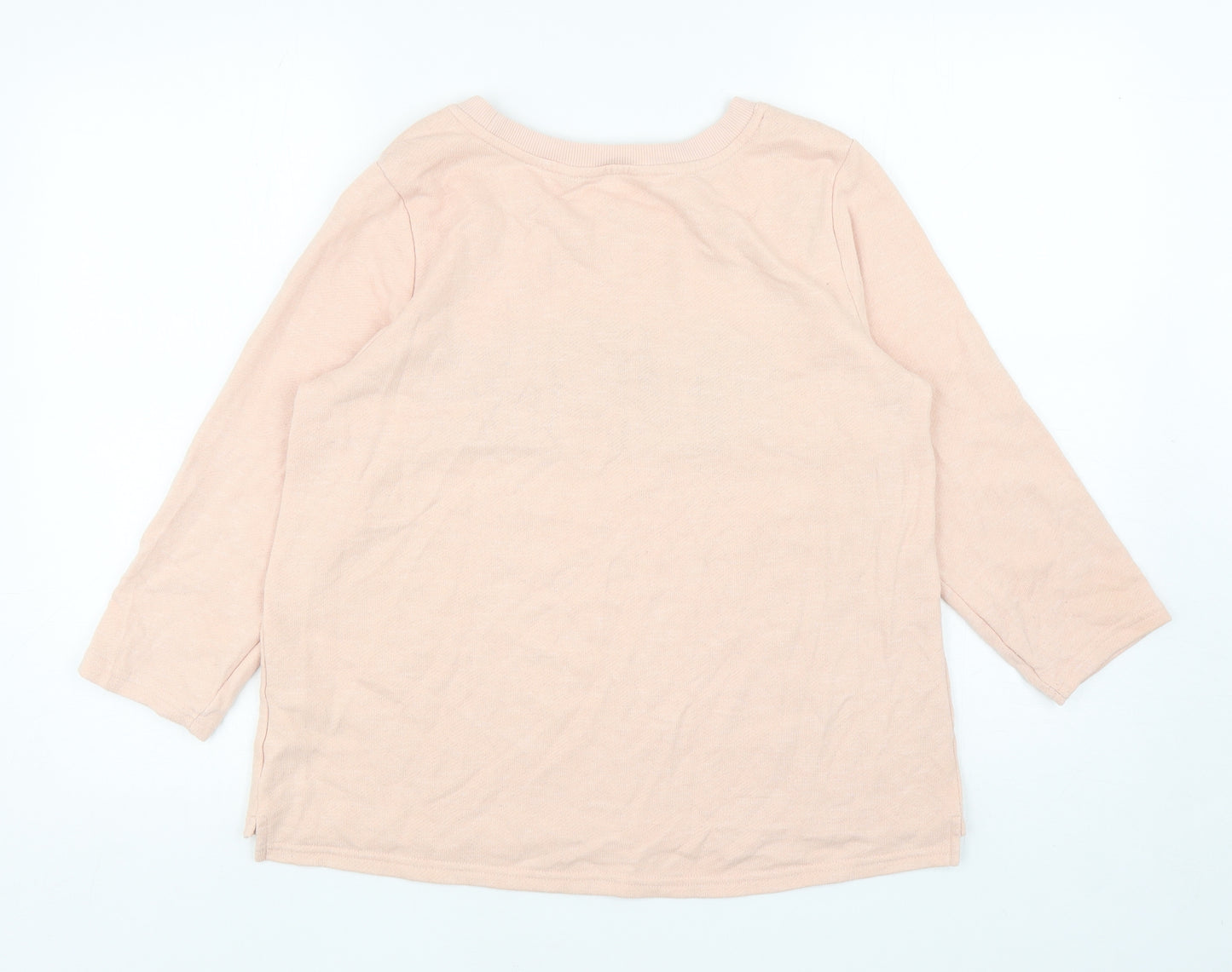 WULI : LUU Womens Orange Cotton Pullover Sweatshirt Size M Pullover - Amore