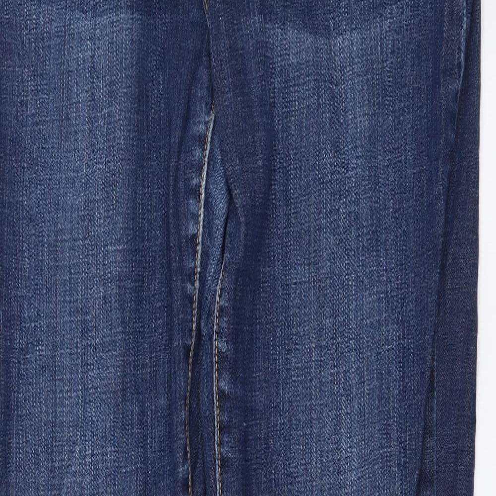 Levi's Mens Blue Cotton Straight Jeans Size 30 in L33 in Regular Button