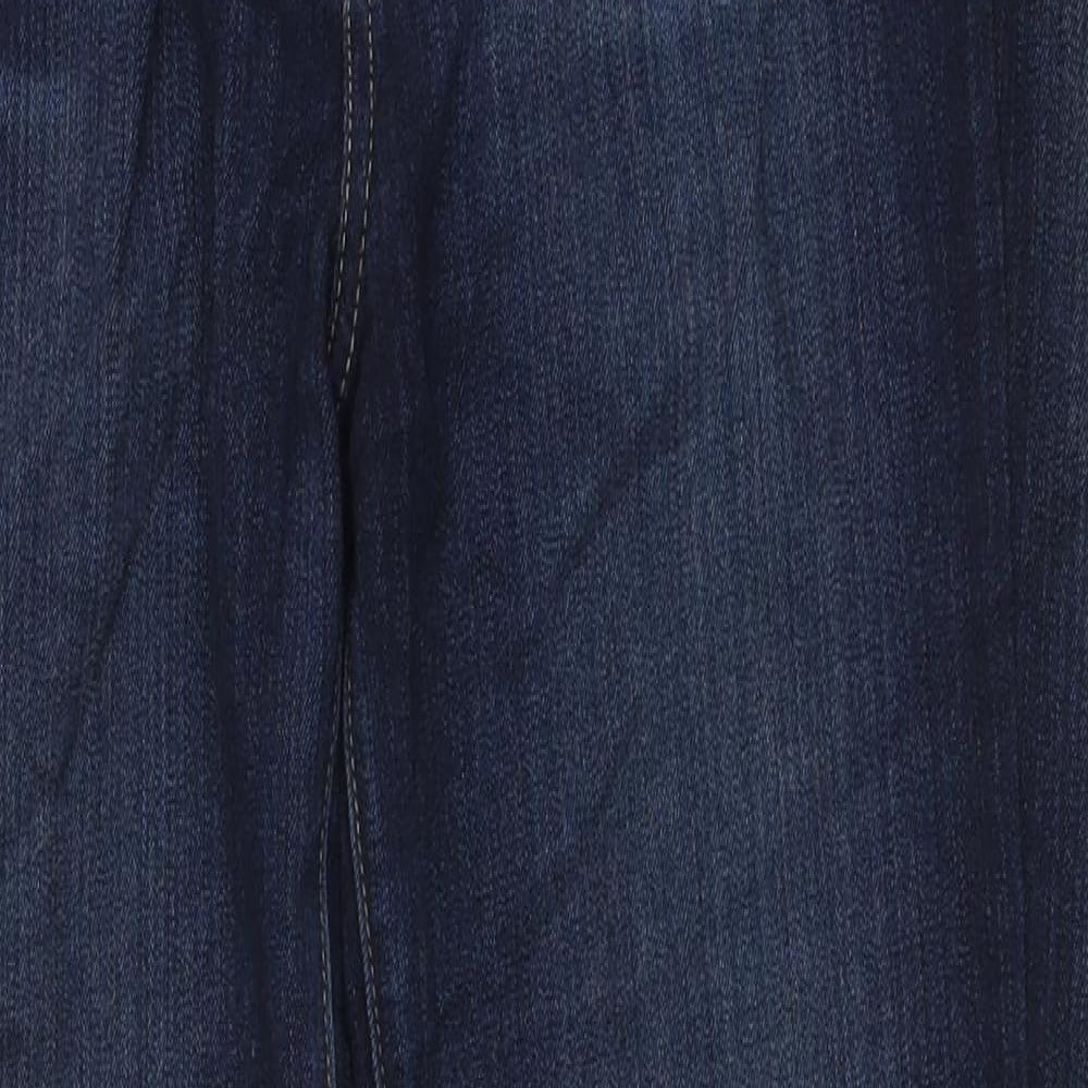 Paige Womens Blue Cotton Straight Jeans Size 30 in L37 in Regular Button