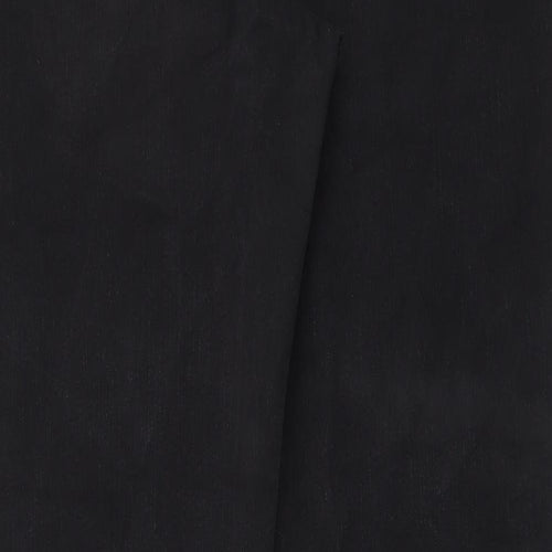 George Womens Black Cotton Skinny Jeans Size 14 L30 in Regular Button