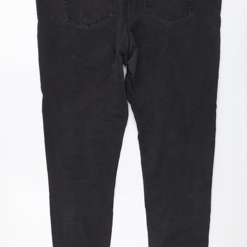 Marks and Spencer Womens Grey Cotton Jegging Leggings Size 18 L25 in