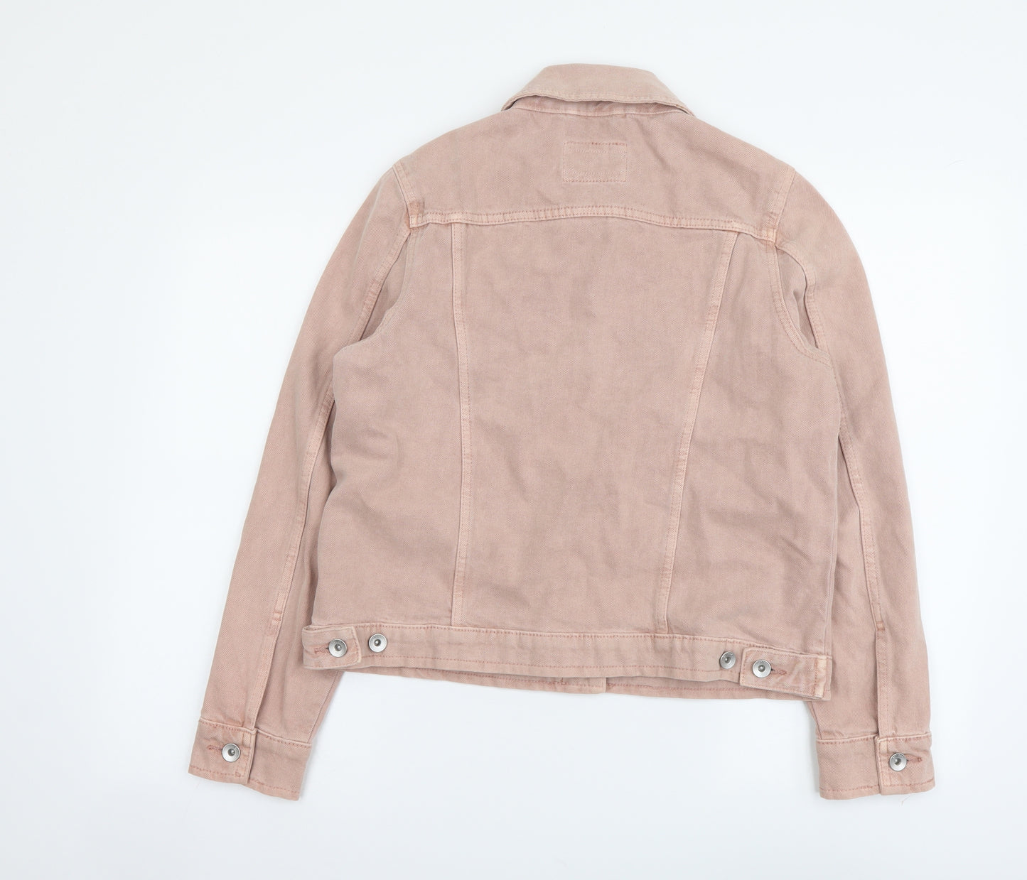 Marks and Spencer Womens Pink Jacket Size 10 Button