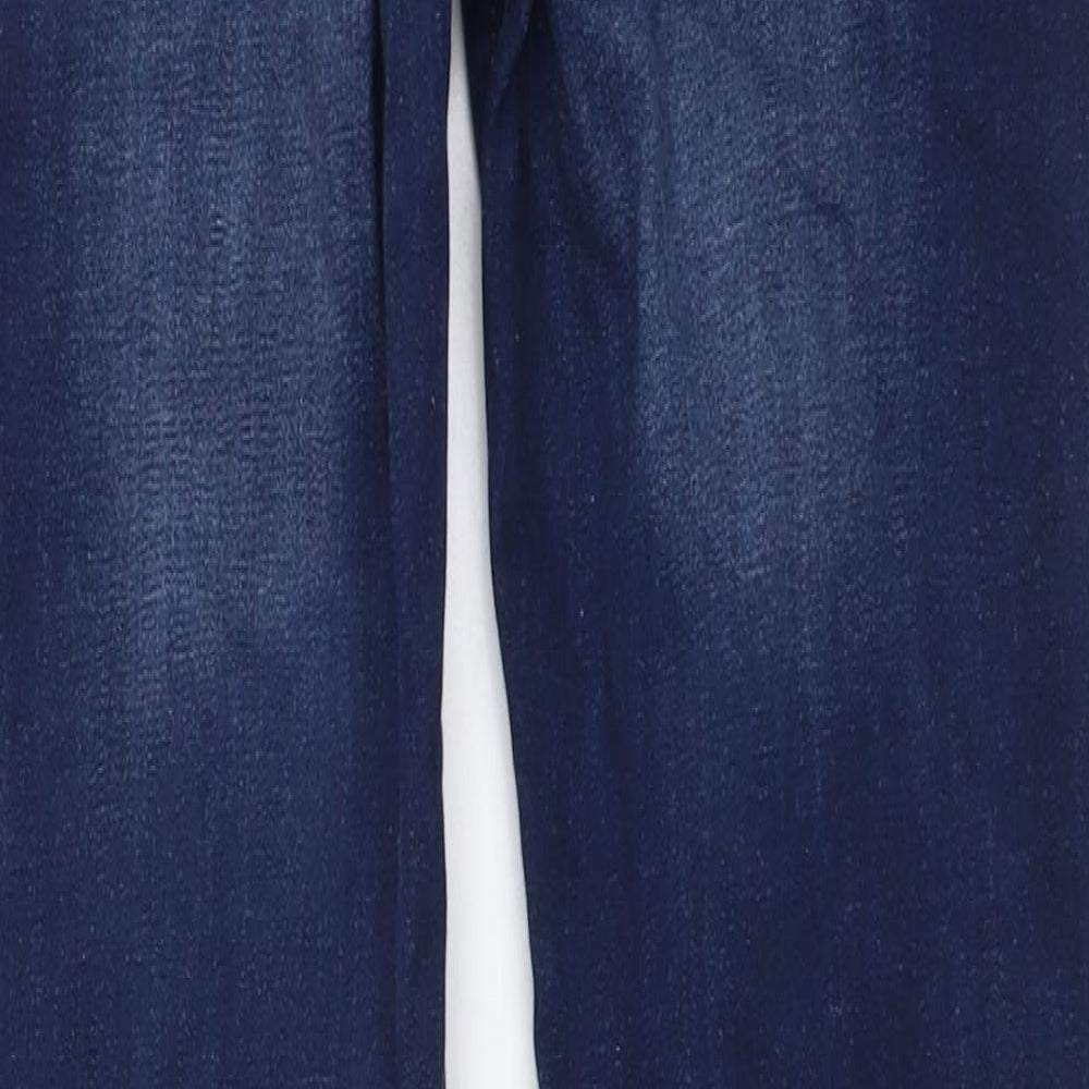 NEXT Boys Blue Cotton Skinny Jeans Size 12 Years Regular Button