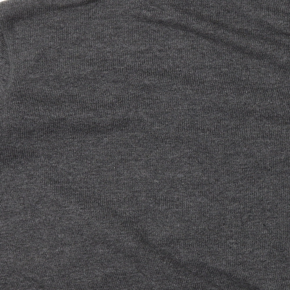 Bench Mens Grey Jacket Size L Zip - Thumb Holes