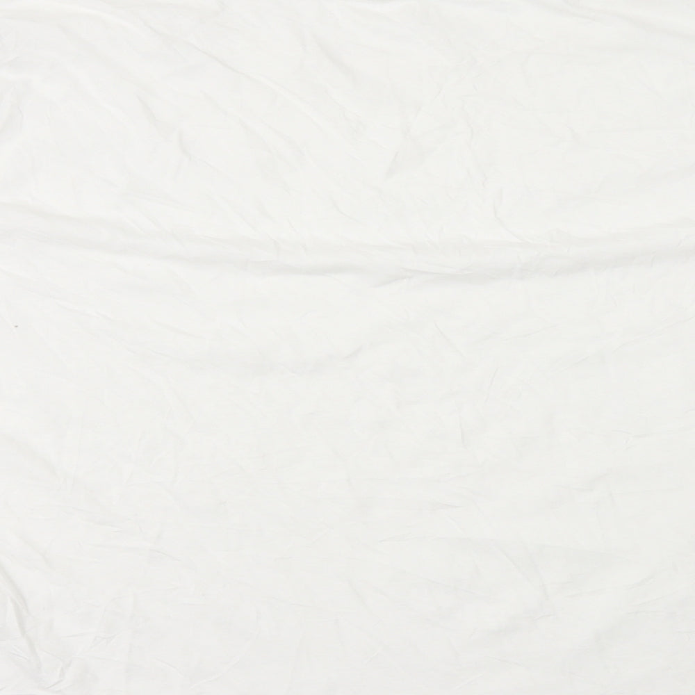 H&M Womens White 100% Cotton Basic T-Shirt Size 30 Round Neck