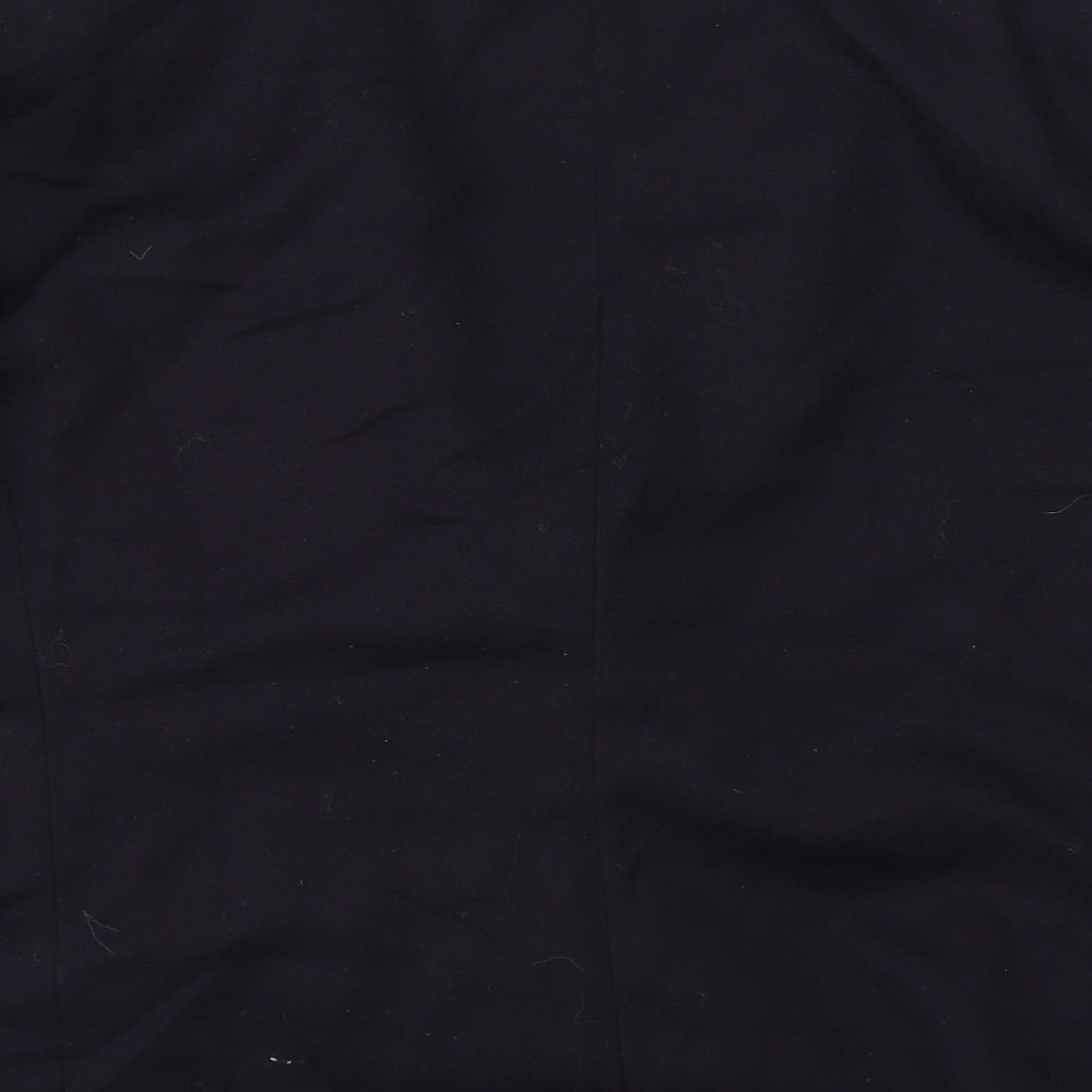 Marks and Spencer Womens Blue Wool Jacket Blazer Size 20 - Navy