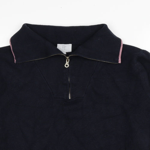 NEXT Womens Blue Viscose Pullover Sweatshirt Size 14 Pullover