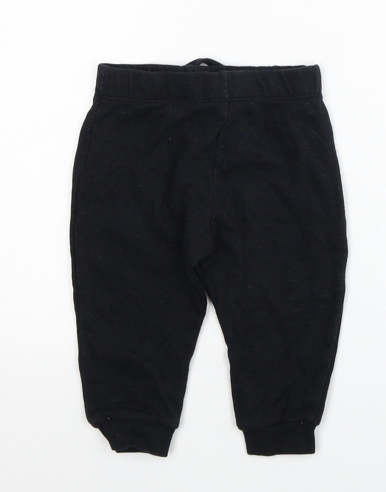 Disney Boys Black Cotton Sweatpants Trousers Size 9-12 Months Pullover - 100 Dalmatians